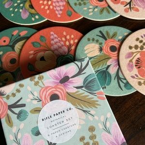 Rifle Paper coaster set